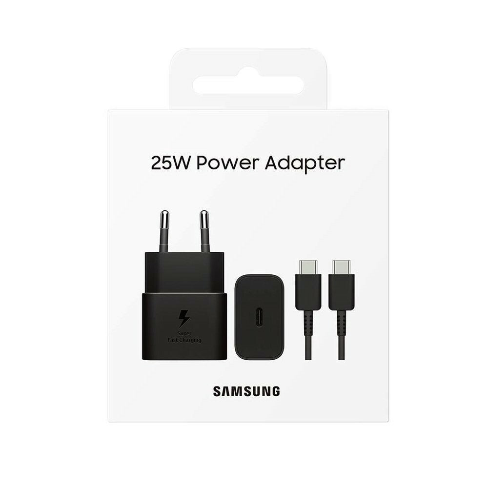 Samsung Schnellladegerät 25W USB Netzteil Stecker Kabel schwarz EP-T2510XBEGEU