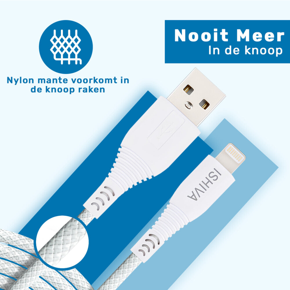 UFUZON-Kabel - USB A auf Lightning - 2 m