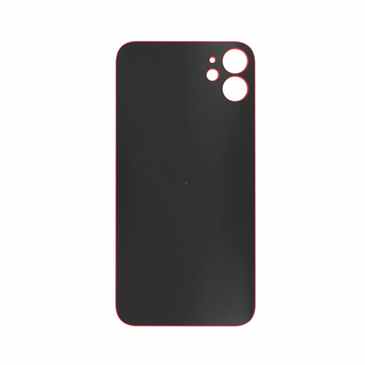 Repl. iPhone 11 battery cover red, without logo