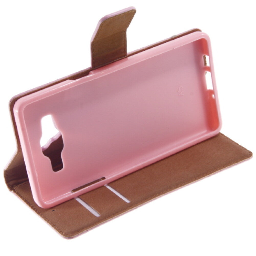 Leather Case for A5 Galaxy A500 - Pink 4250710560851