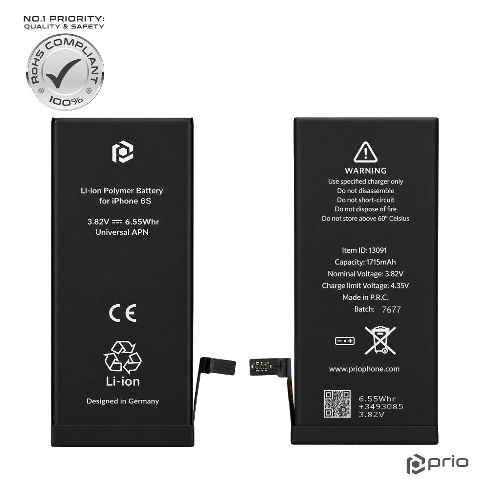 Prio Akku für iPhone 6s (Universal APN)