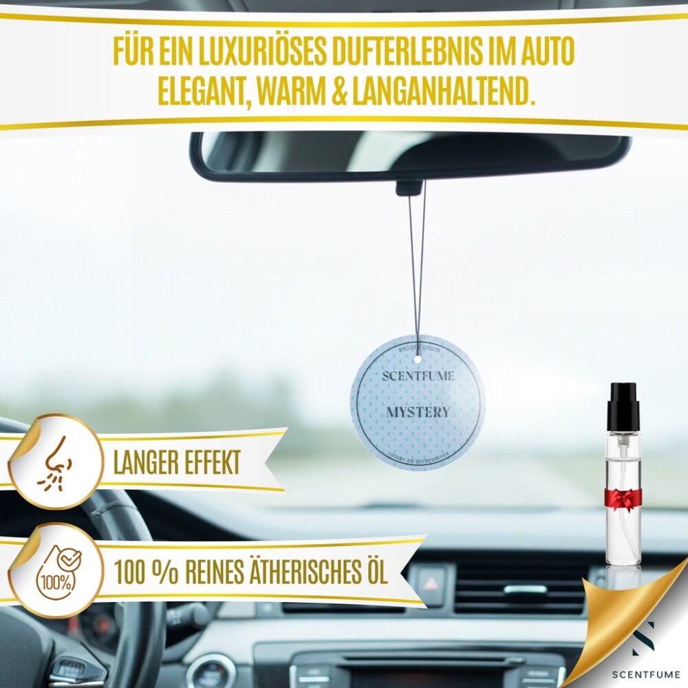 Scentfume Auto Lufterfrischer 2 ml | Premium-Duftspray und Autodiffusor