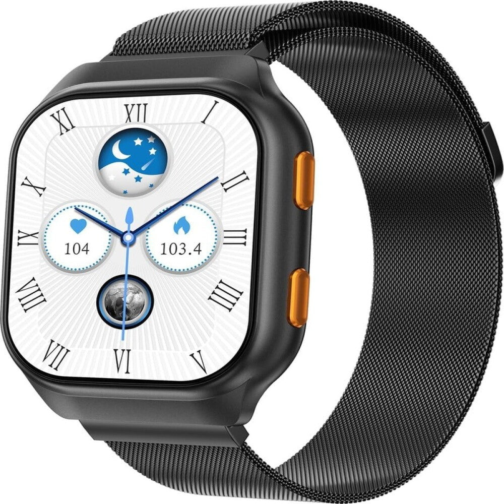 UFUZON Smartwatch Herren/Damen - Schwarz