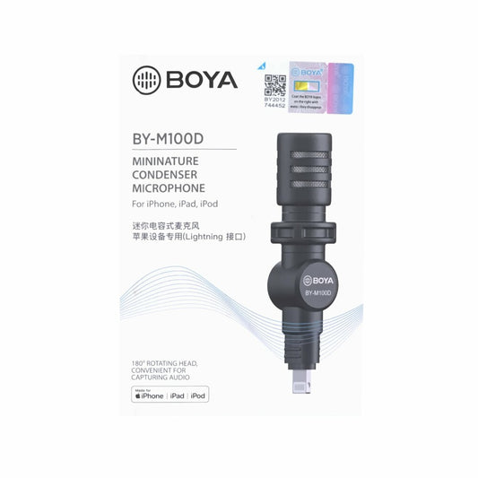 Boya Kabellose Bluetooth Lightning Schwarz Miniatur-Kondensator BY-M100D