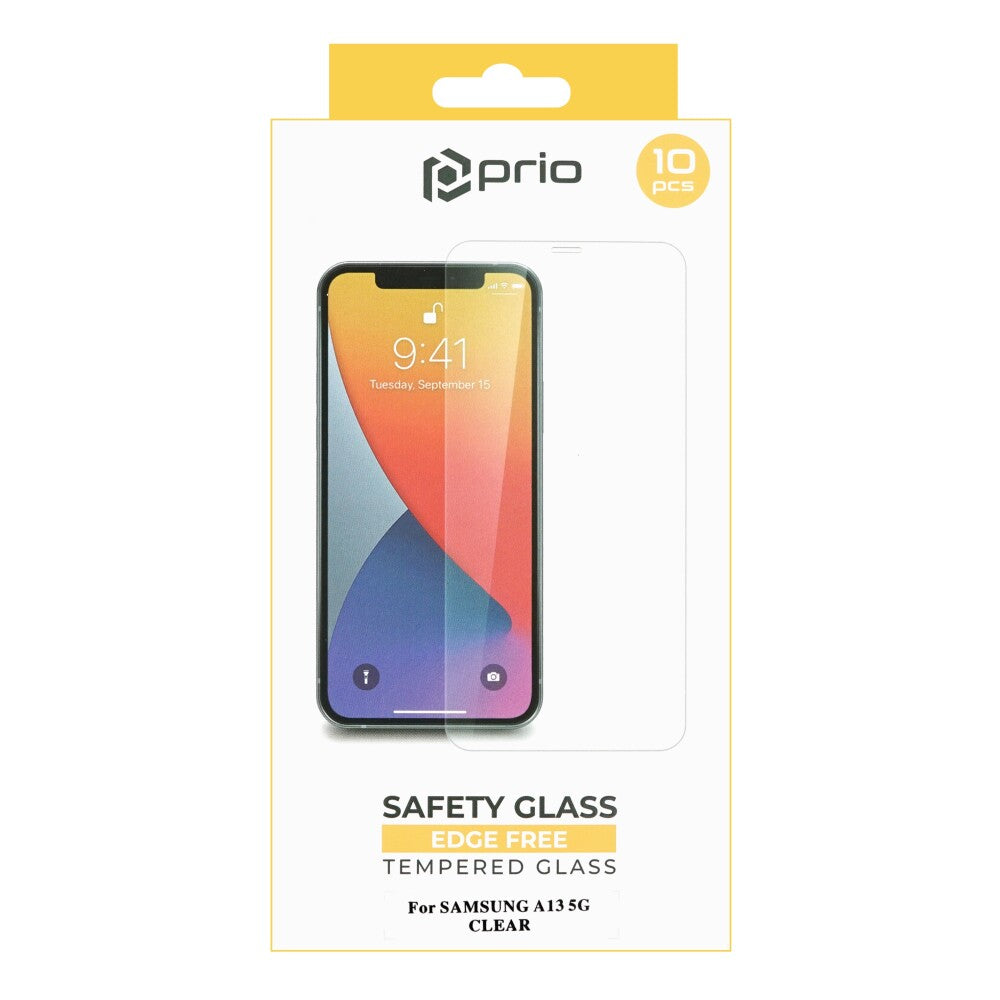 prio 10x screen protector glass for Samsung A13 5G transparent