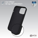 prio Liquid Silicone Case MAG for iPhone 16 Pro (6.3in) black