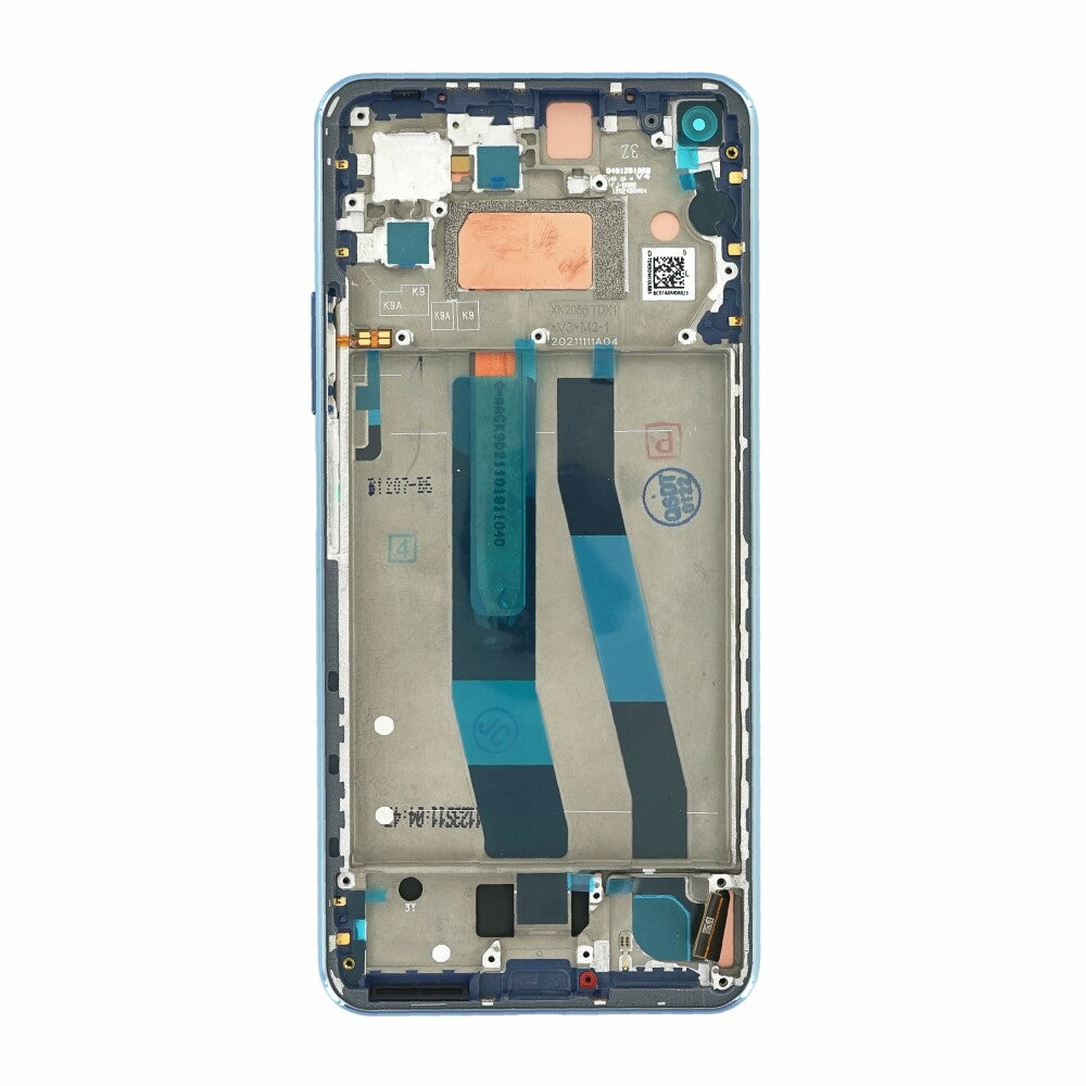 OEM display unit + frame for Xiaomi Mi 11 Lite 4G bubblegum blue