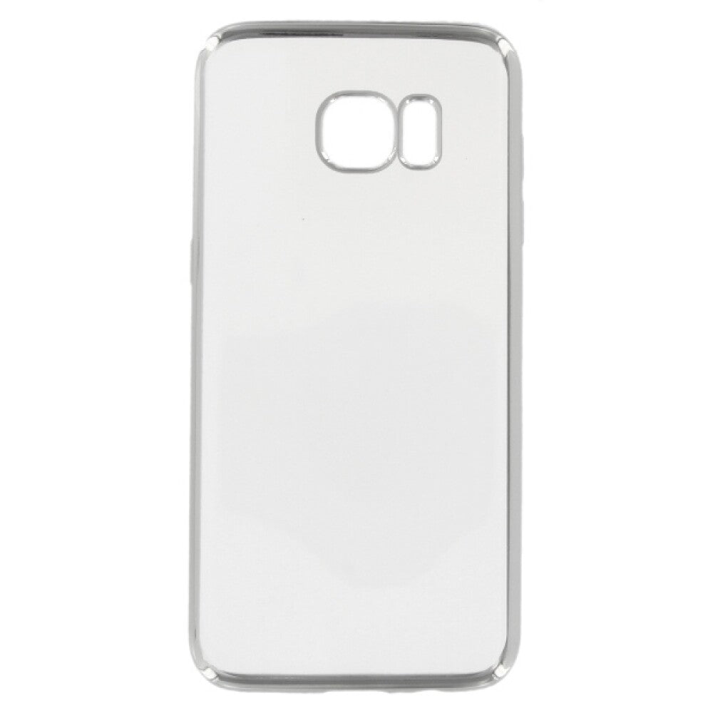 TPU Case / Hülle / Gehäuse / Cover LINE für Samsung Galaxy S7 Silber