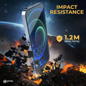 prio Shock Proof Displayschutzglas für iPhone 16 Plus/15 Plus/15 Pro Max (6,7 Zoll) klar