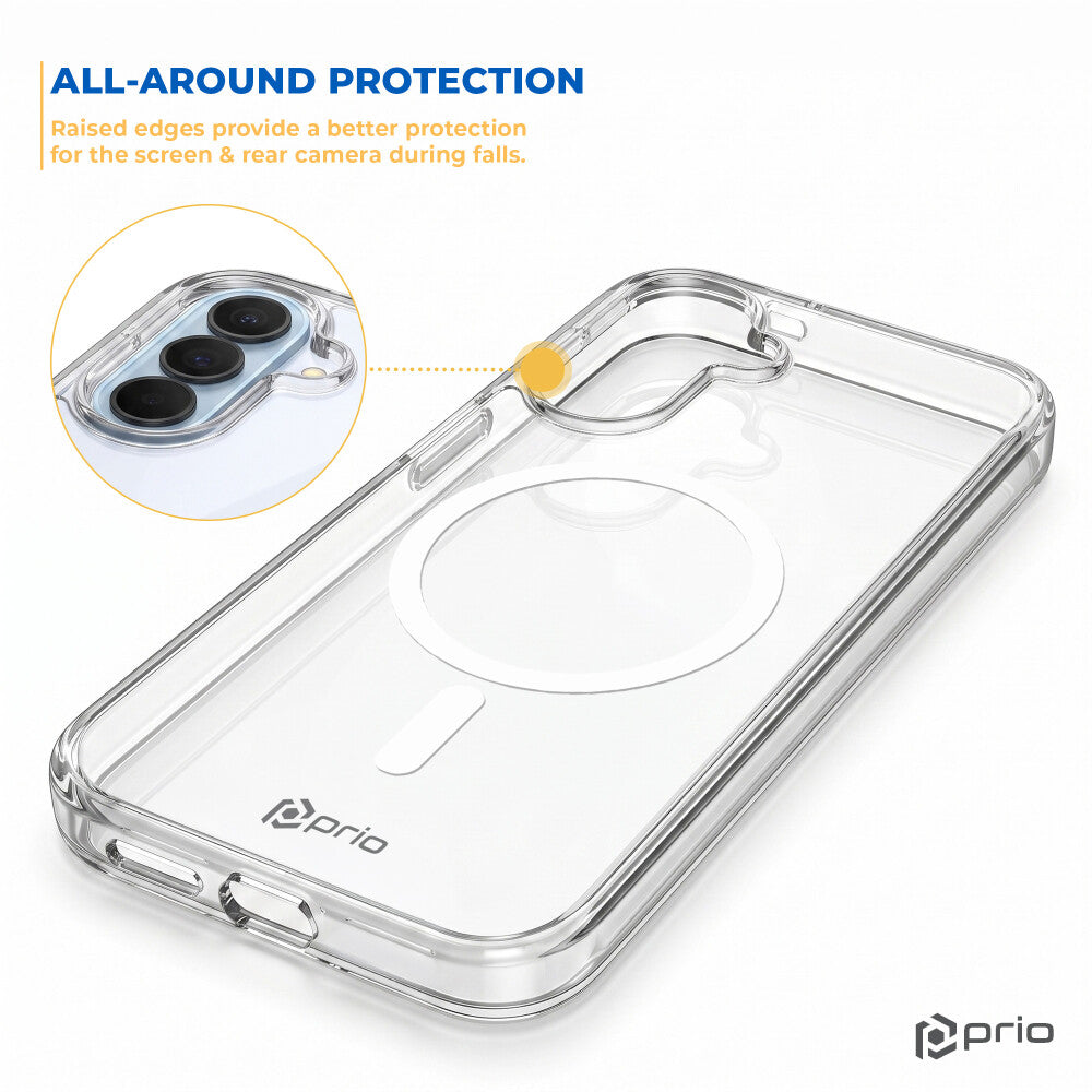 prio Schutzhülle MAG für Samsung S25+ klar