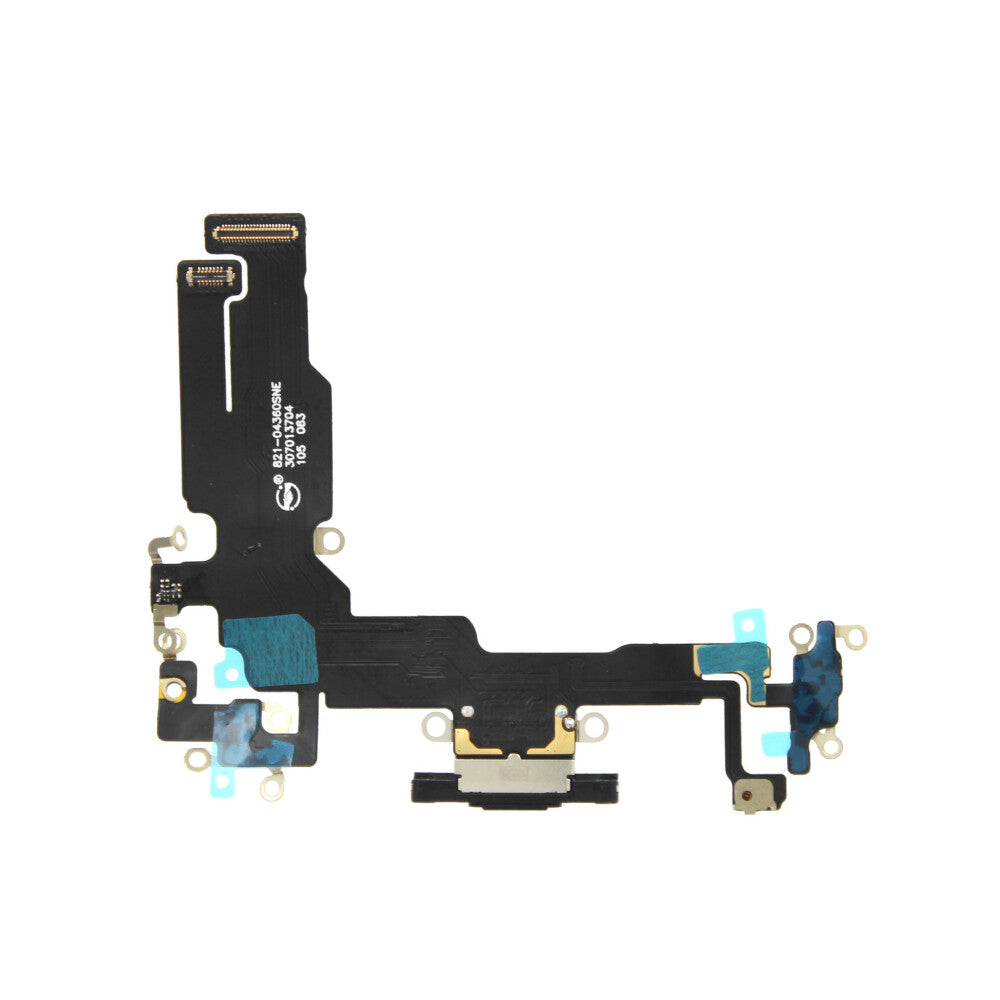 OEM charging port flex for iPhone 15 black