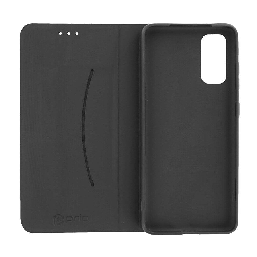 prio Schutzhülle / Tasche / Case für Samsung S20 schwarz-rot