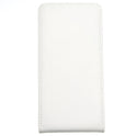 Slim Leather Flip Case for Sony Z3 - white