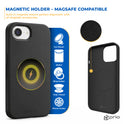 prio Liquid Silicone Case MAG für iPhone 16E (SE 2025) schwarz