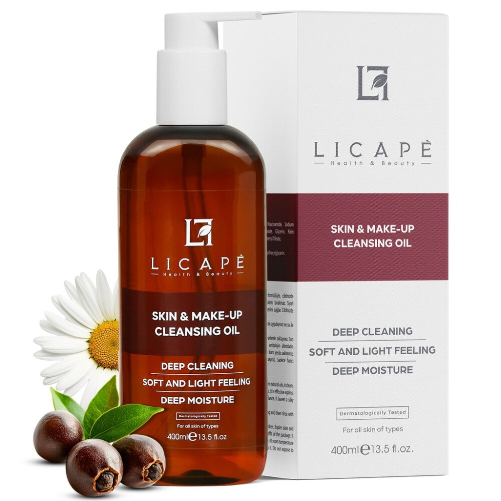 Licape| Reinigungsöl Gesicht | 400 ml | Abschminken & Gesichtsreinigung