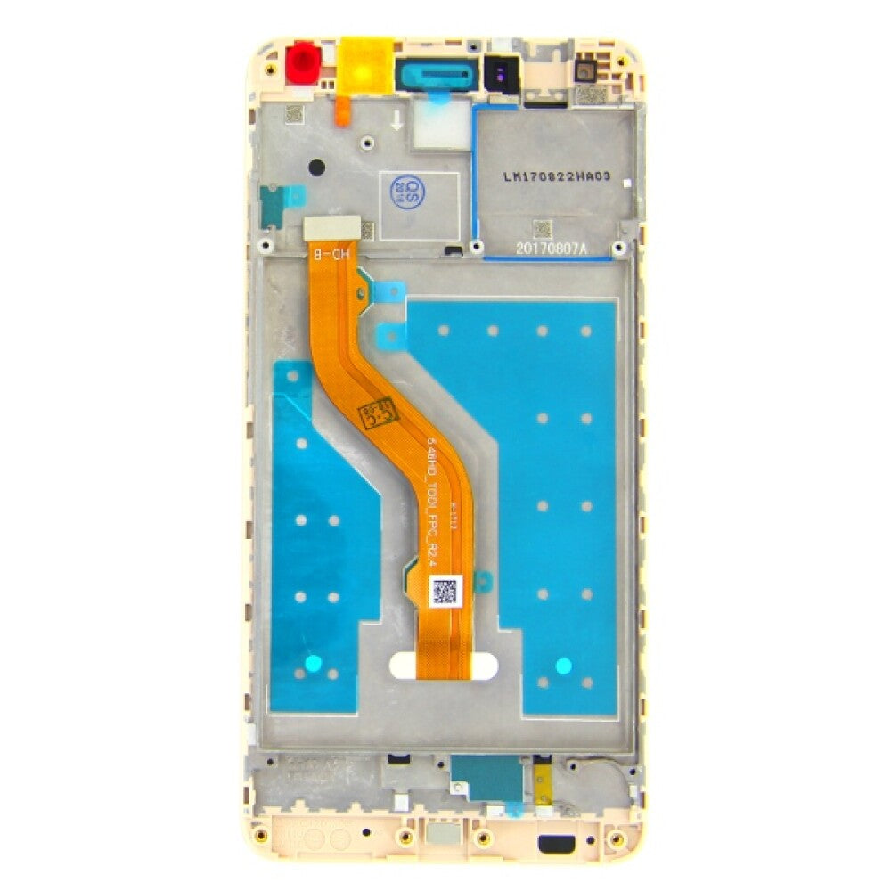 OEM Display Unit + Frame for Huawei Y7 Prime 2017 gold