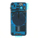 Rückglas + Camera Lens + Metallplatte + MagSafe + Wireless Charger Chip + Blitzlicht für iPhone 14 lila (ohne Logo)