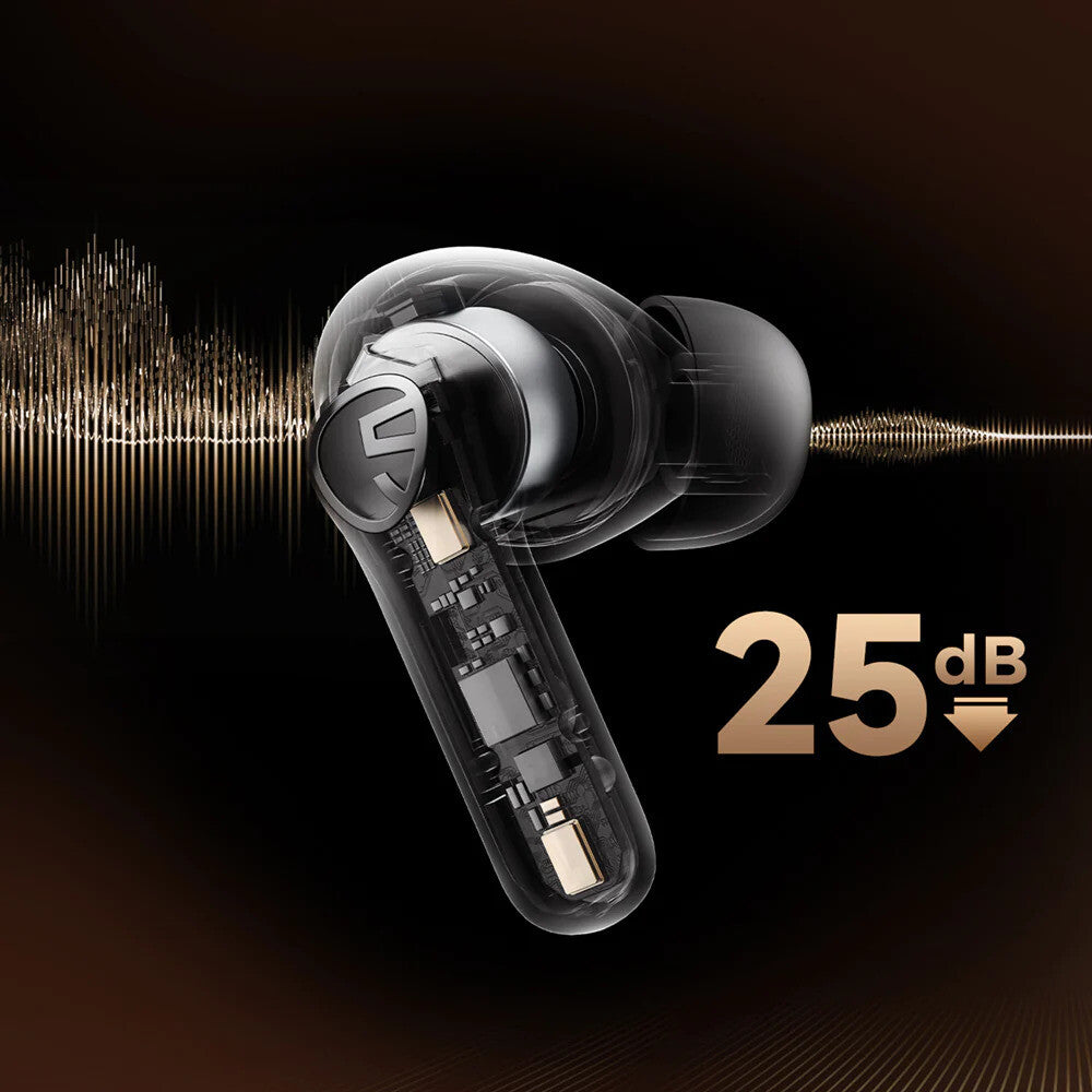 SoundPEATS Clear kabellose Earbuds schwarz