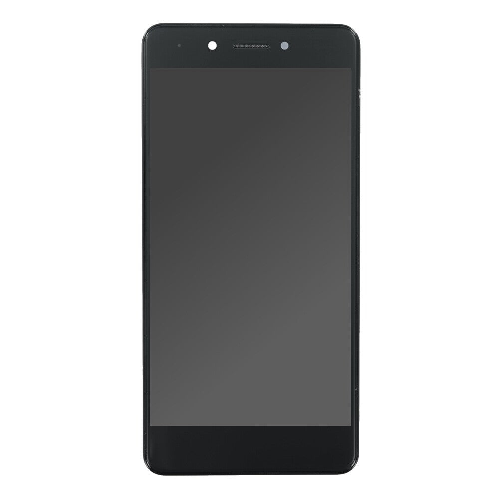 OEM display unit + frame for Huawei Nova Smart black, without logo