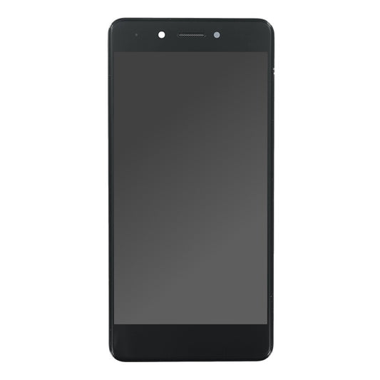 OEM Displayeinheit + Rahmen für Huawei Nova Smart schwarz, ohne Logo