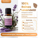 Lavendelöl, ätherisches Öl, 100% Rein, BIO, natürlich, 10 ml