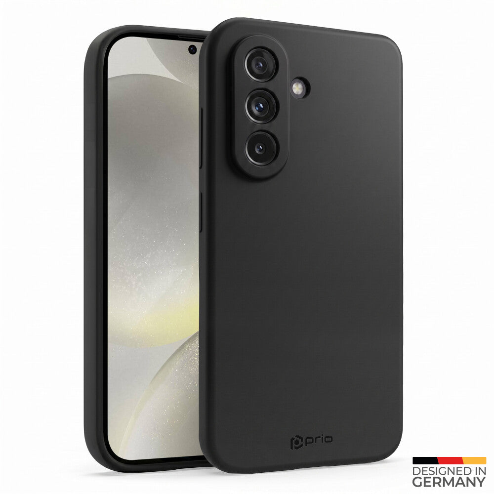 prio Liquid Silicone Case für Samsung S24+ schwarz