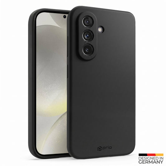 prio Liquid Silicone Case für Samsung S24+ schwarz
