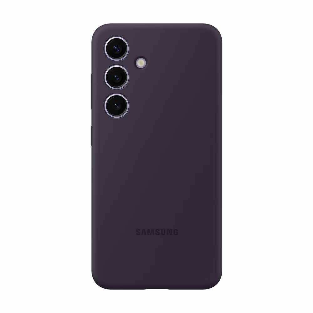 Samsung Silicone Case SM-S921 Galaxy S24 dark purple EF-PS921TEE