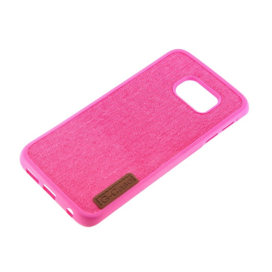 Silicone Case Textile for Samsung S6 pink