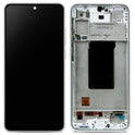 Samsung Display + Rahmen SM-A376B Galaxy A37 5G weiß GH82-39232C