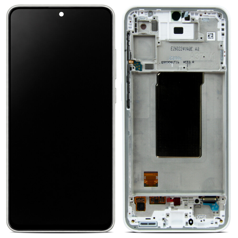 Samsung Display + Rahmen SM-A376B Galaxy A37 5G weiß GH82-39232C