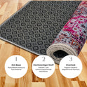 Miqna Moderner Küchenteppich Gel Läufer Rutschfest Rechteckig 60x150cm Hauptbild