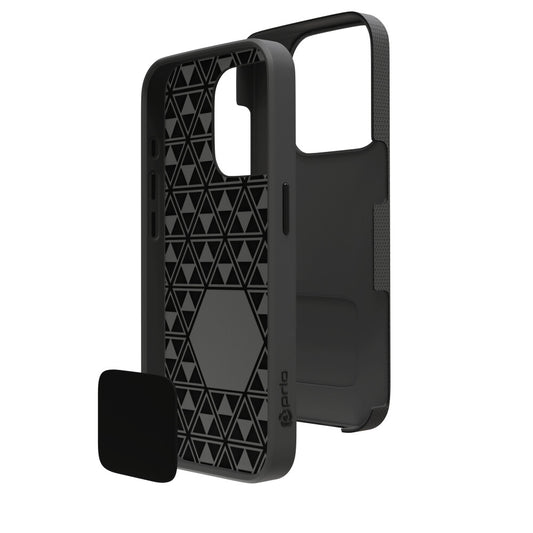 prio Schutzhülle für iPhone 15 Pro Max (6,7 Zoll) schwarz