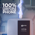Prio Hochleistungsakku für iPhone 15 Pro (3370 mAh) - Universeller APN -