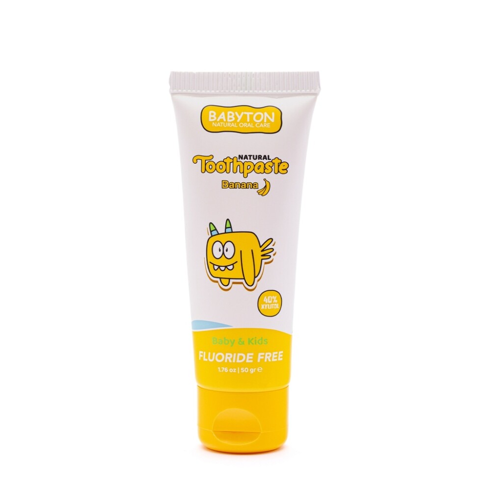 Babyton Baby- und Kinderzahnpasta, natürlich, 50 g