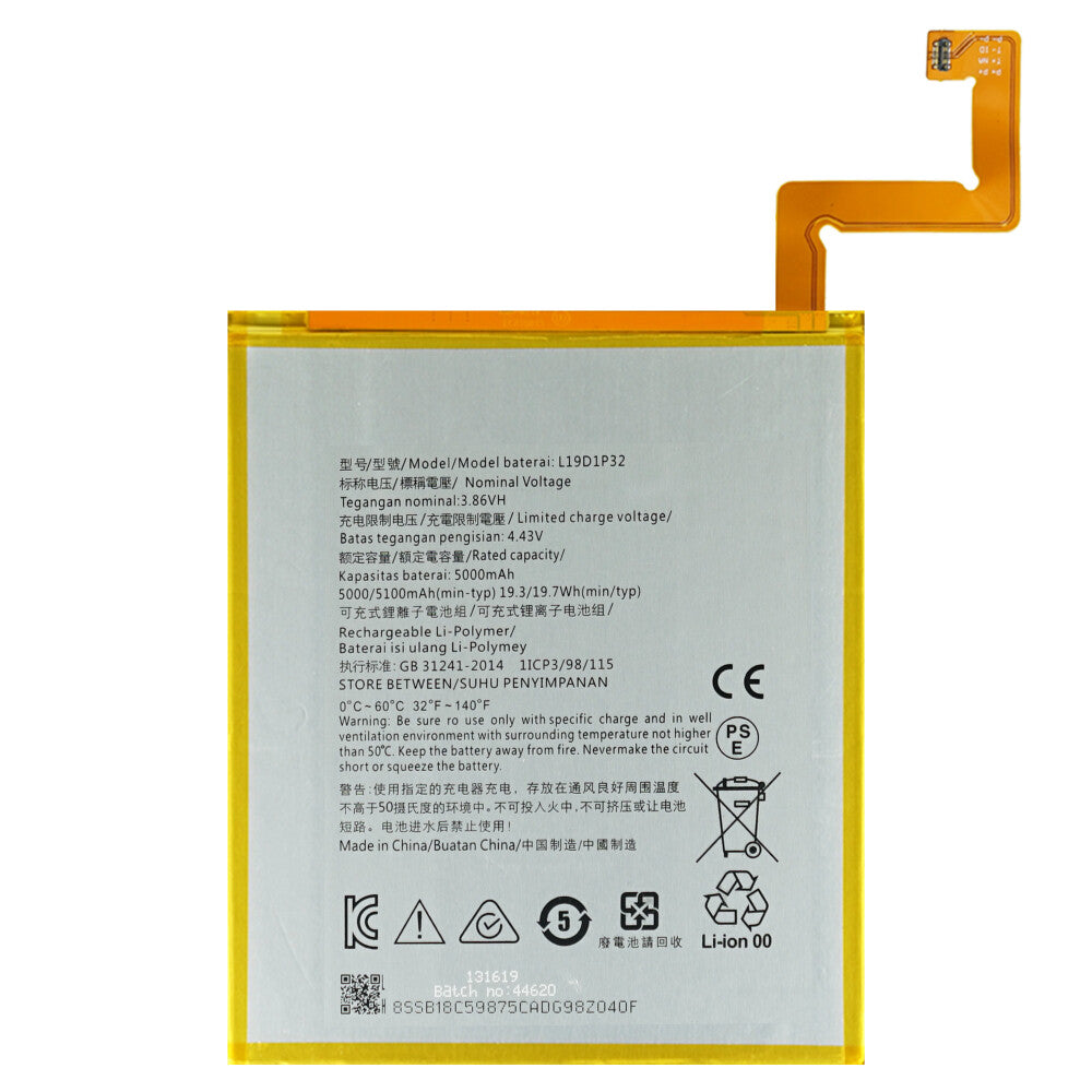 Lenovo Akku L19D1P32 5100 mAh für Tab M10 Plus (TB-X606F)