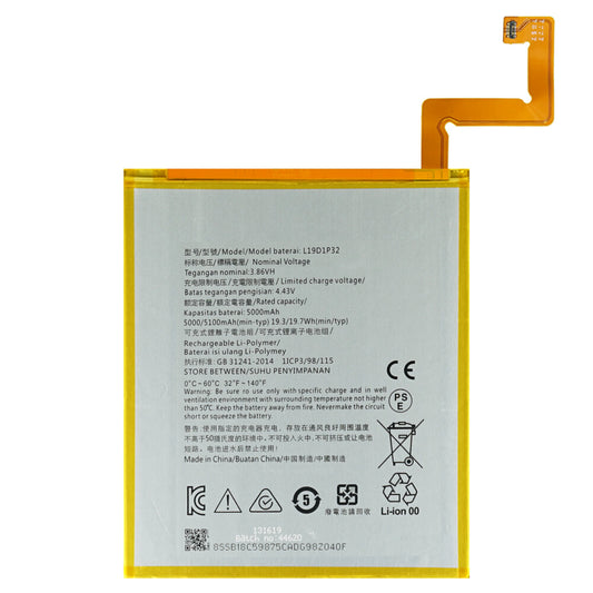 Lenovo Akku L19D1P32 5100 mAh für Tab M10 Plus (TB-X606F)