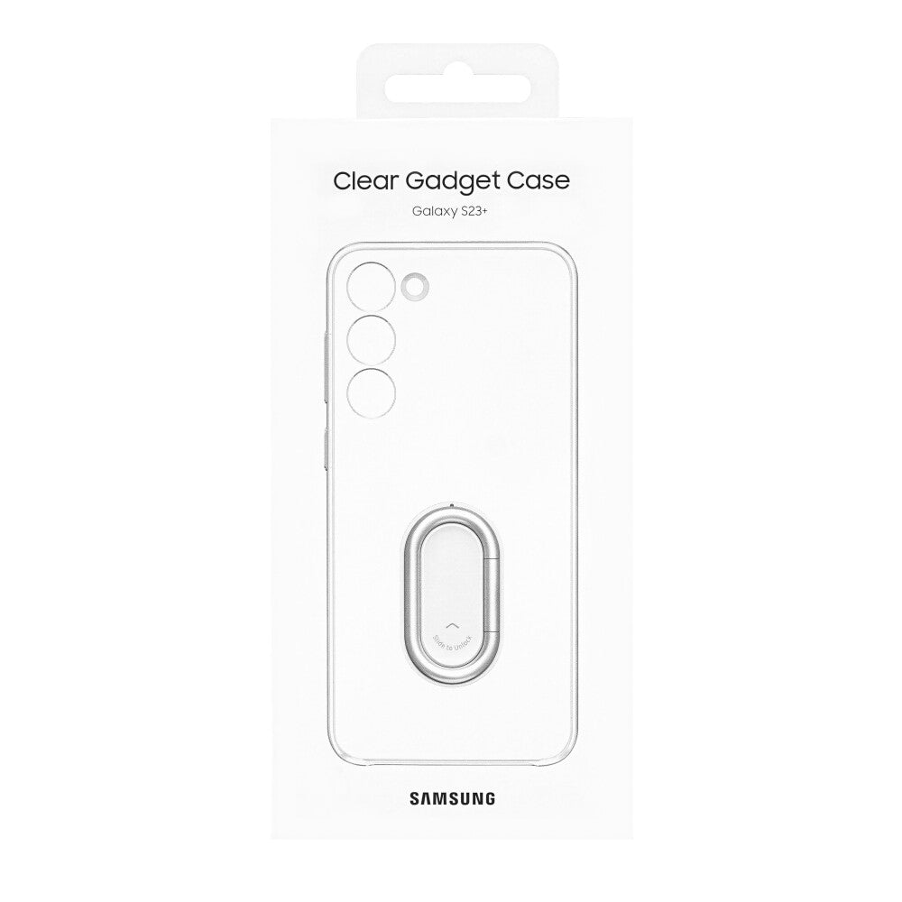 Original Clear Gadget Handyhülle Samsung Galaxy S23+ transparent EF-XS916CTEGWW