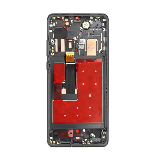 OEM display unit + frame for Huawei P30 Pro black