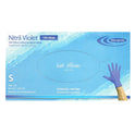 Novaprax Nitrile Gloves, powder-free, 100 pieces, size S, violet