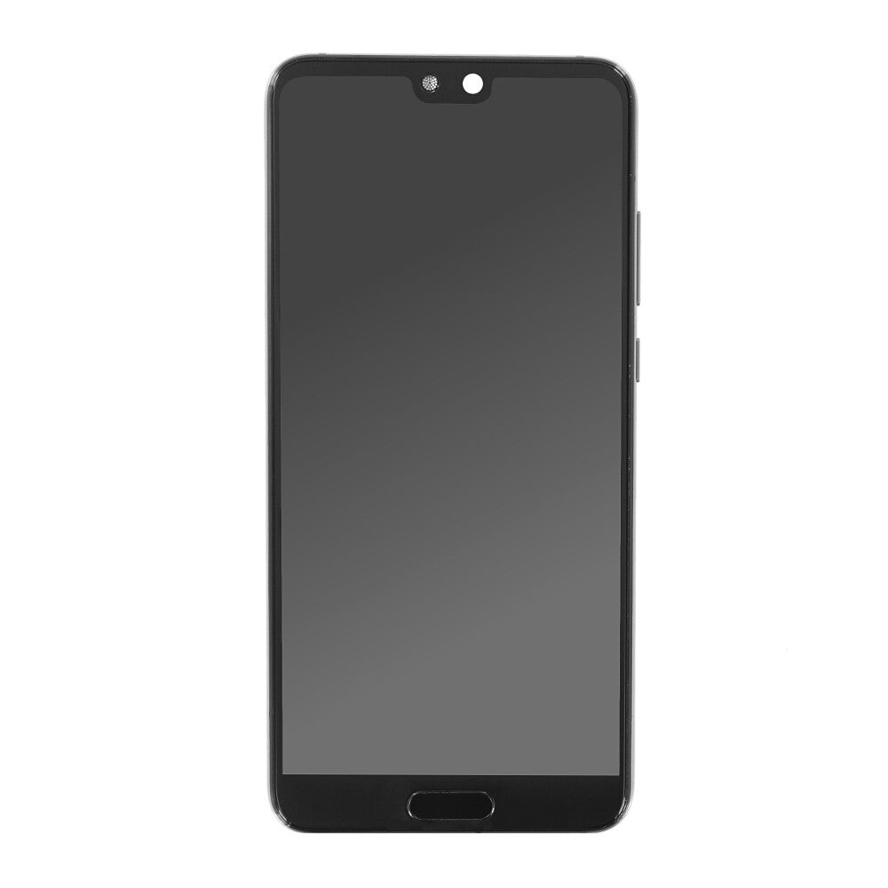 OEM Displayeinheit + Rahmen für Huawei P20 midnight blau, ohne Logo