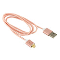 Magnetic Micro USB Data Cable rose