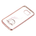 TPU Case Bling Samsung S6 Edge - Seashell rosegold