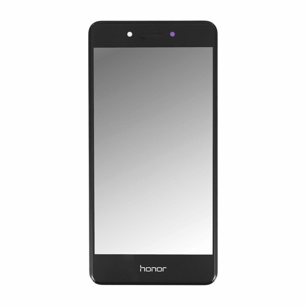 Huawei Displayeinheit + Rahmen + Akku Honor 6C schwarz 02351FUV