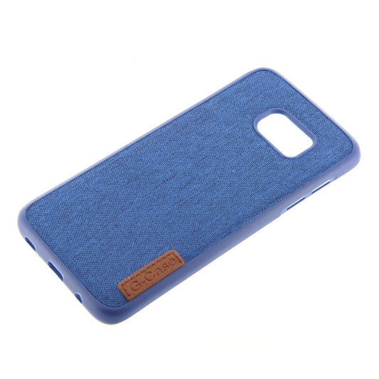 Silicone Case Textile for Samsung S6 blue