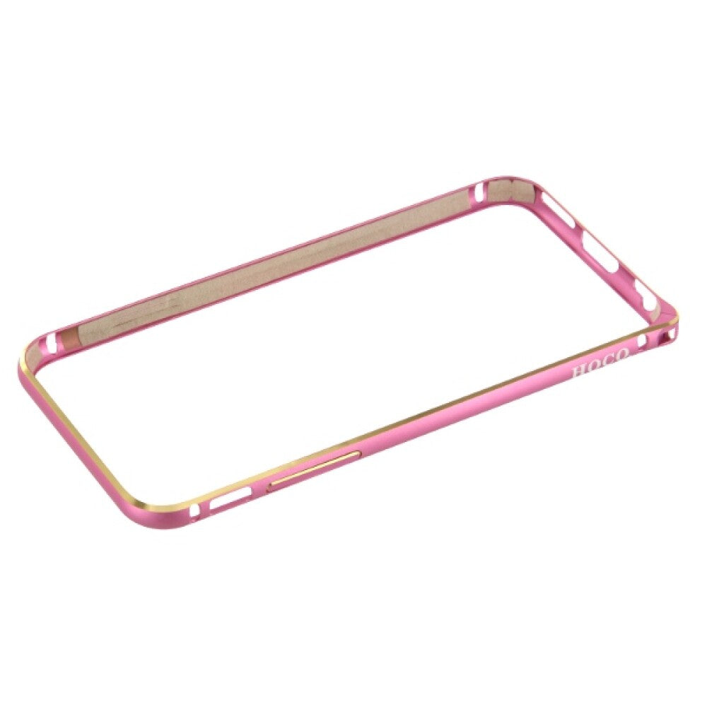 HOCO iPhone 6 / 6S Buckle Metal Bumper Pink