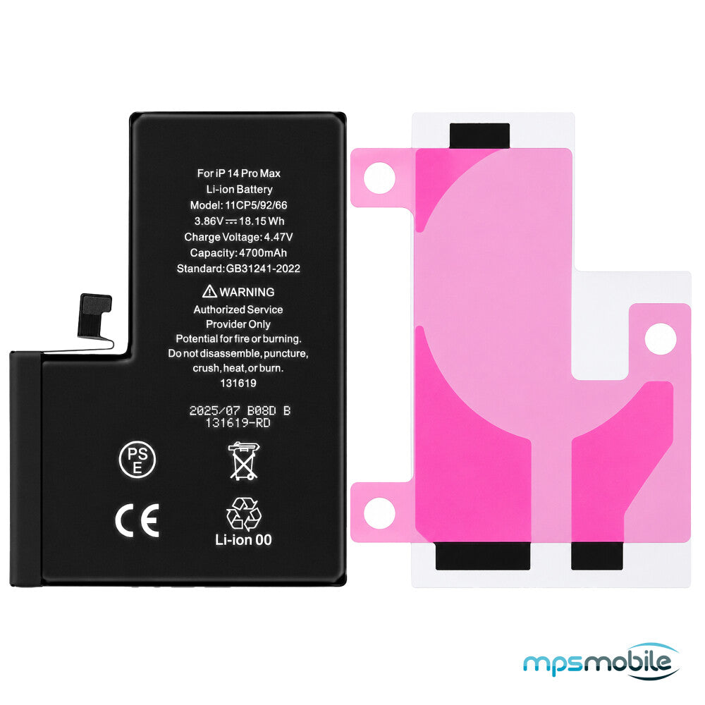 Diagnostizierbarer 4770-mAh-Akku mit hoher Kapazität für das iPhone 14 Pro Max