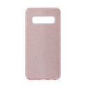 Glittery Silicone Protective Case for Samsung Galaxy S10 Plus pink