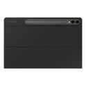 Original Samsung Tastatur Slim Cover für Galaxy Tab S9+ Schwarz EF-DX810UBEGWW