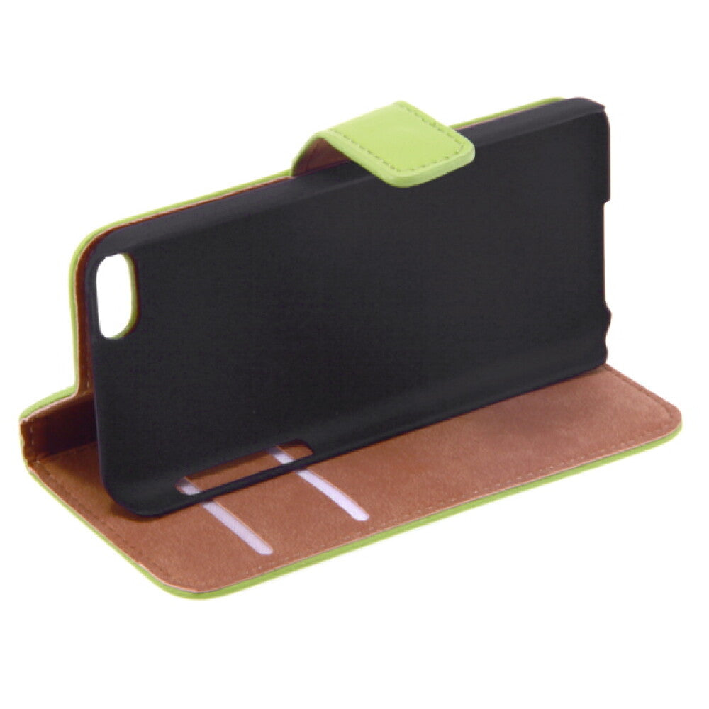 Slim Leather Book Case for IPhone 5c - green 4250710542246